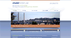 Desktop Screenshot of citadelpatentlaw.com